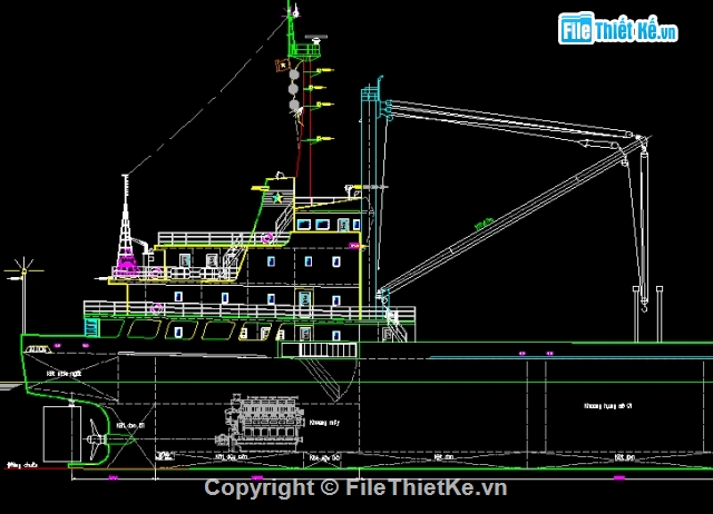 tầu chở hàng,tầu 3600 tấn,cad tầu thủy